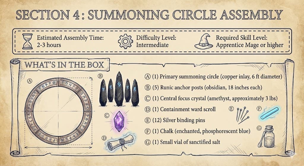 Summoning Circle Components